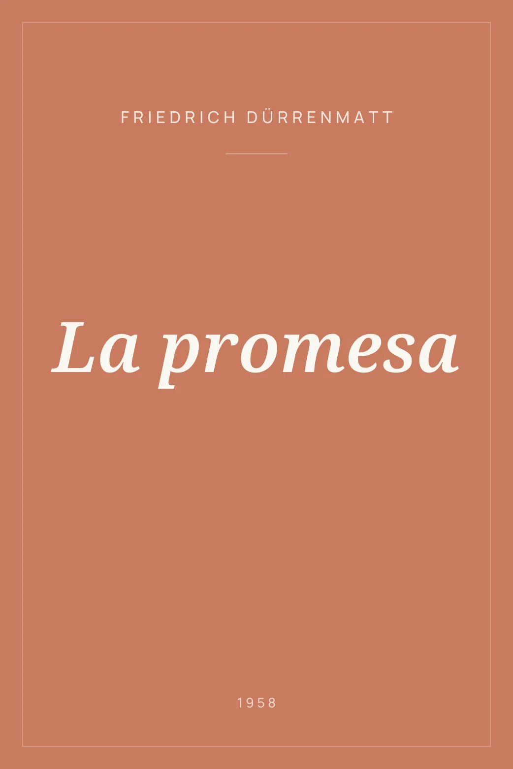 Portada de La promesa