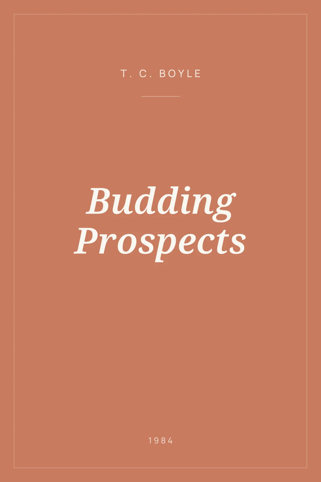 Portada de Budding Prospects