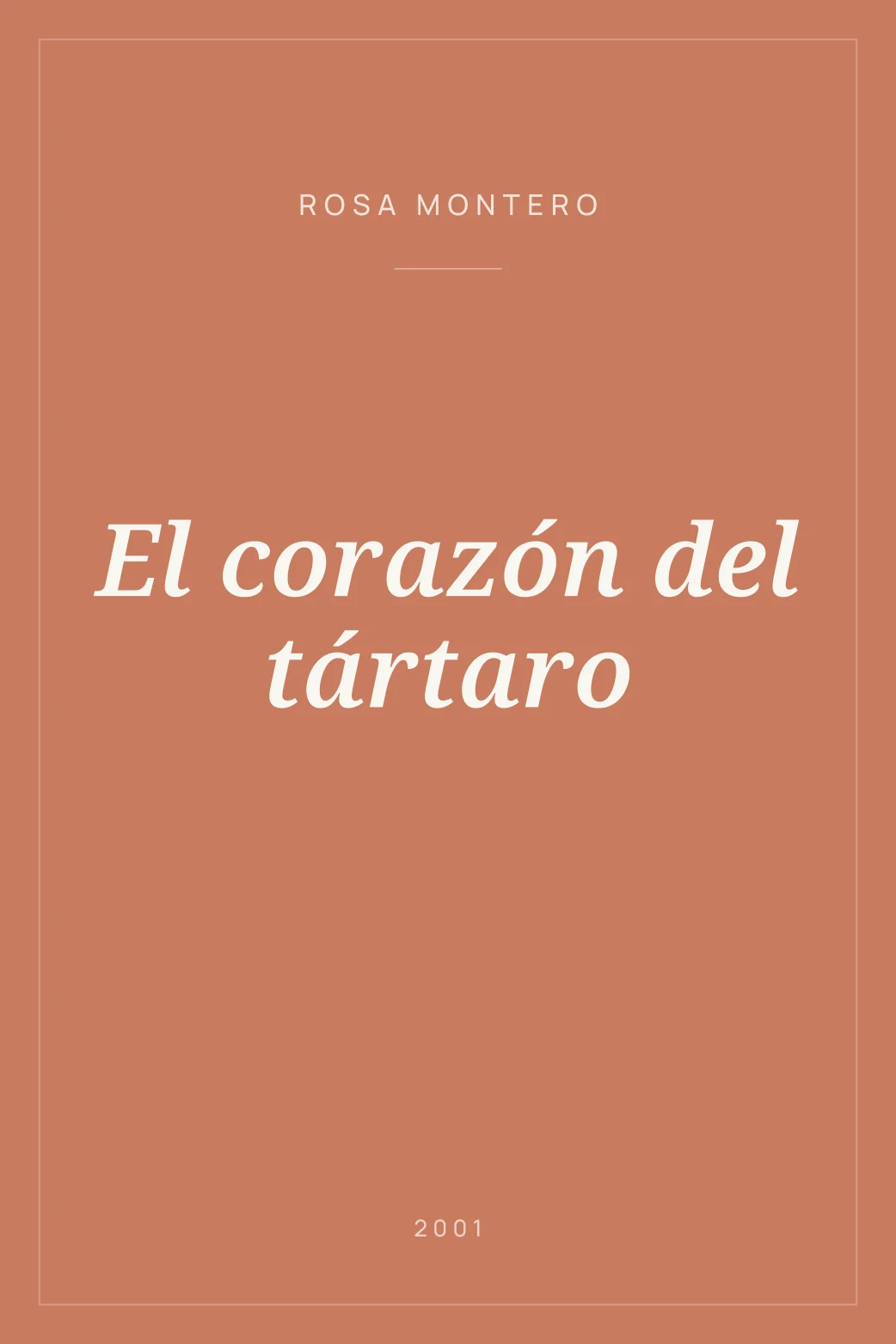 Portada de El corazón del tártaro