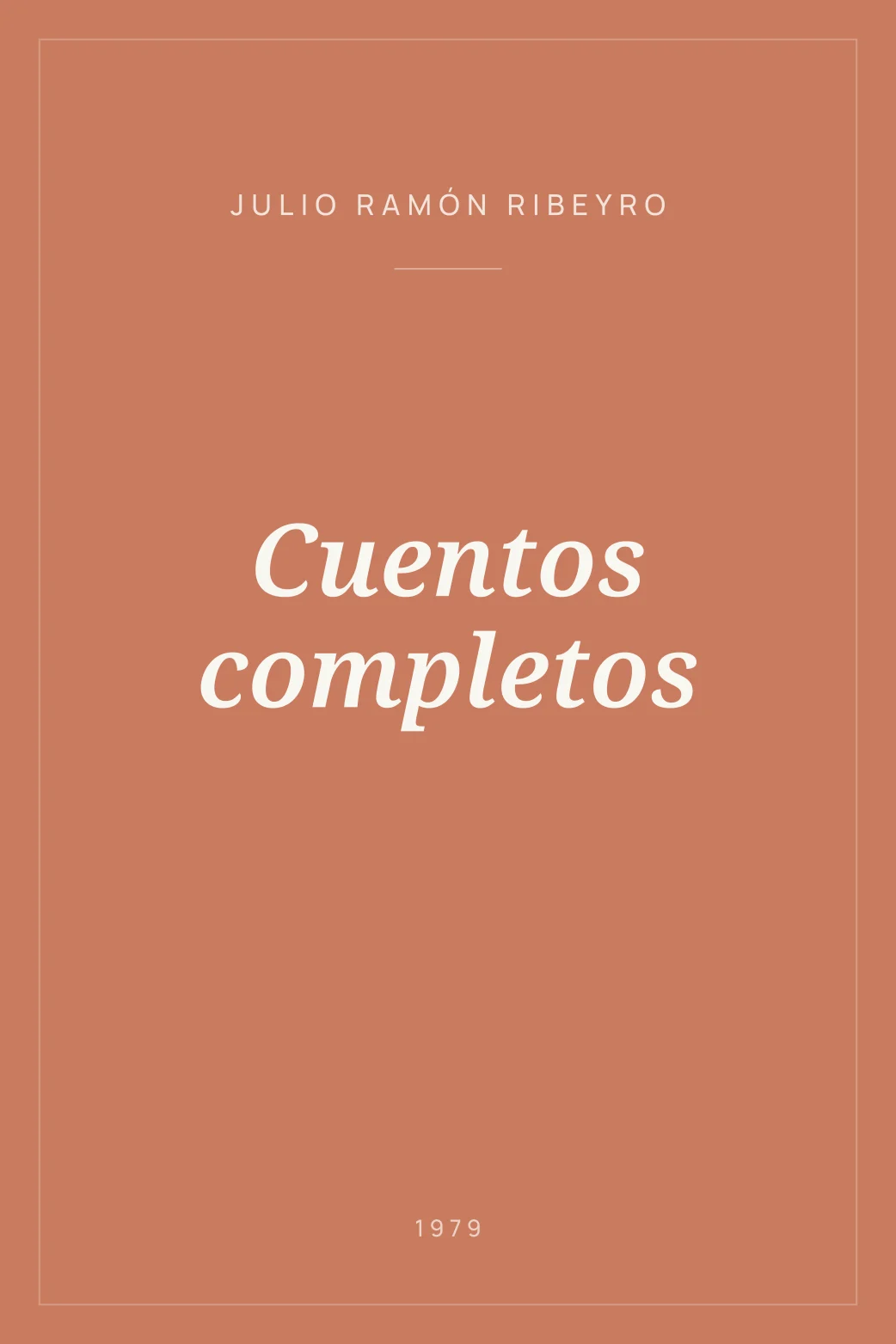 Portada de Cuentos completos