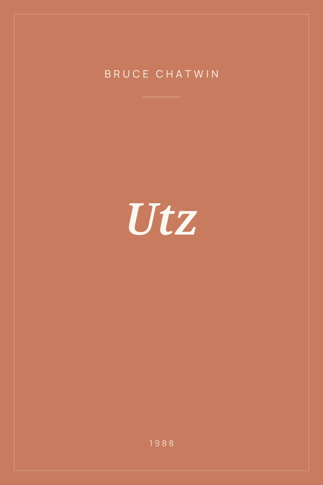 Portada de Utz