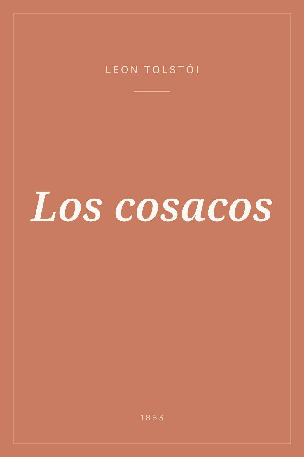 Portada de Los cosacos