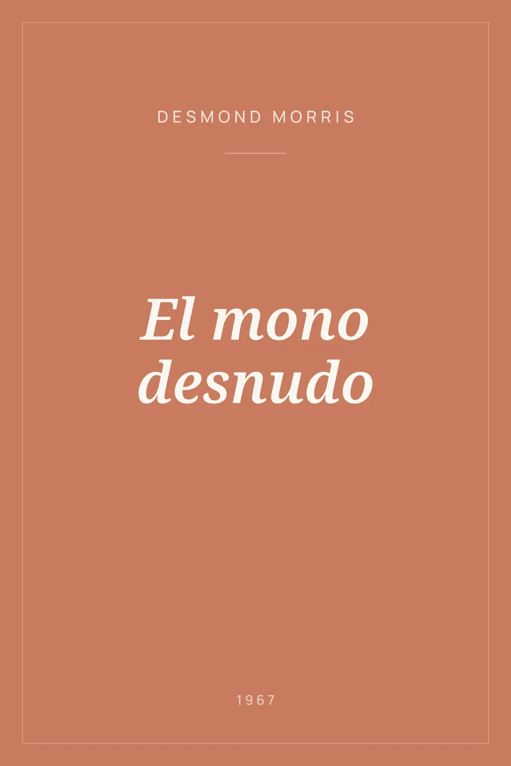 Portada de El mono desnudo