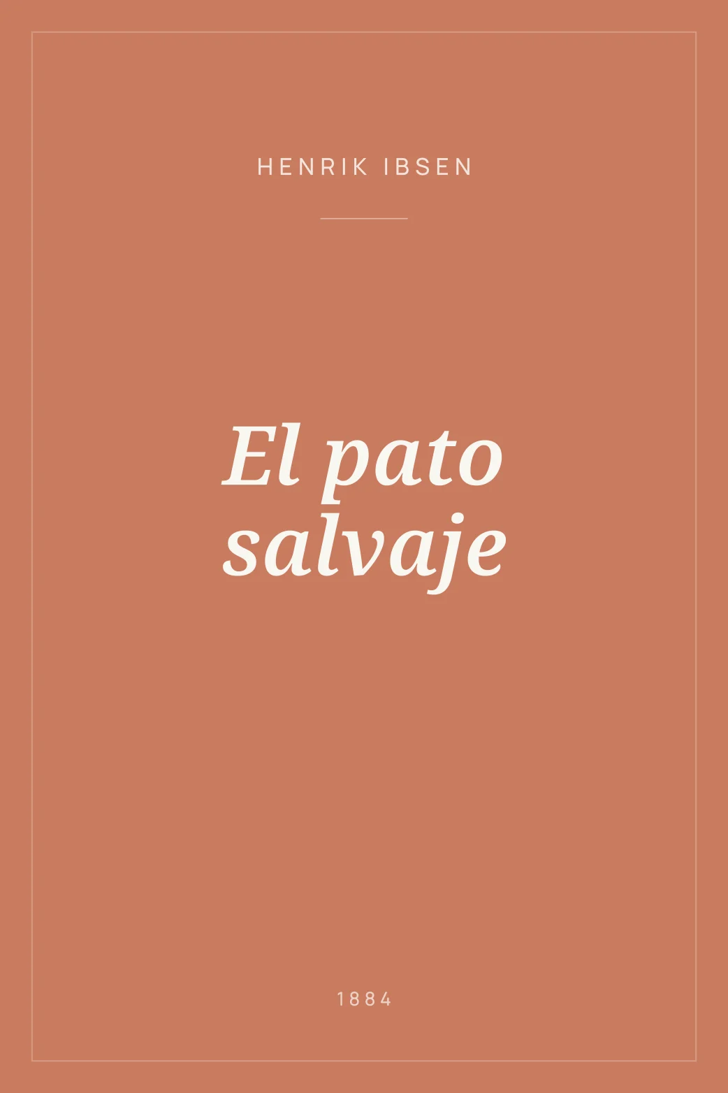 Portada de El pato salvaje