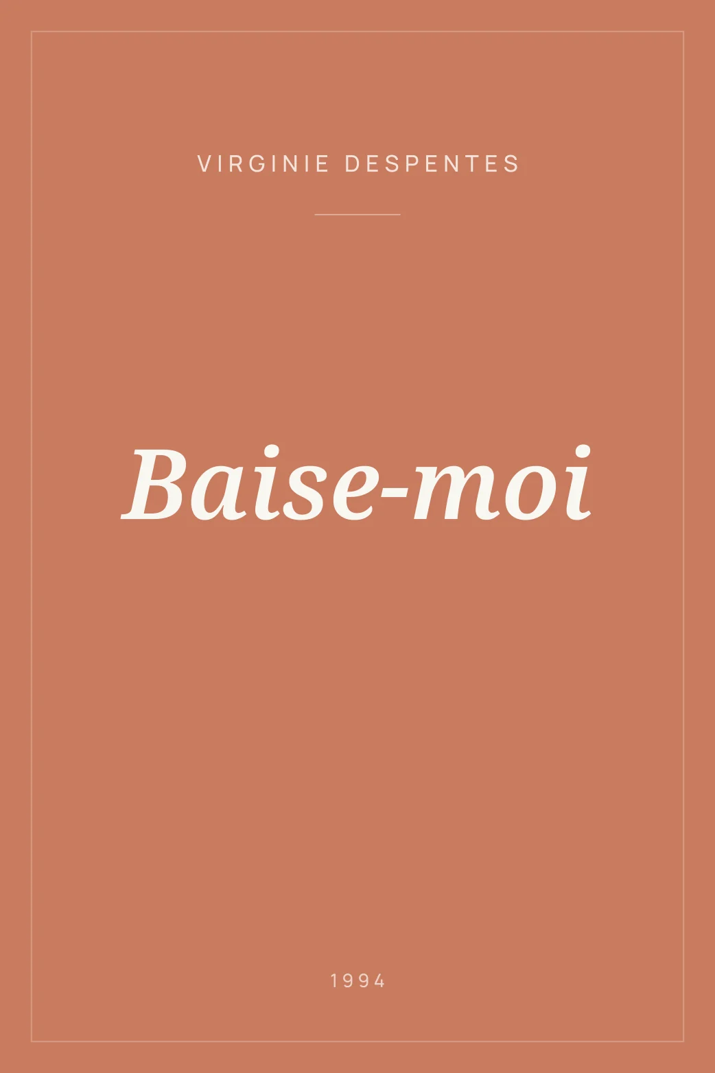 Portada de Baise-moi