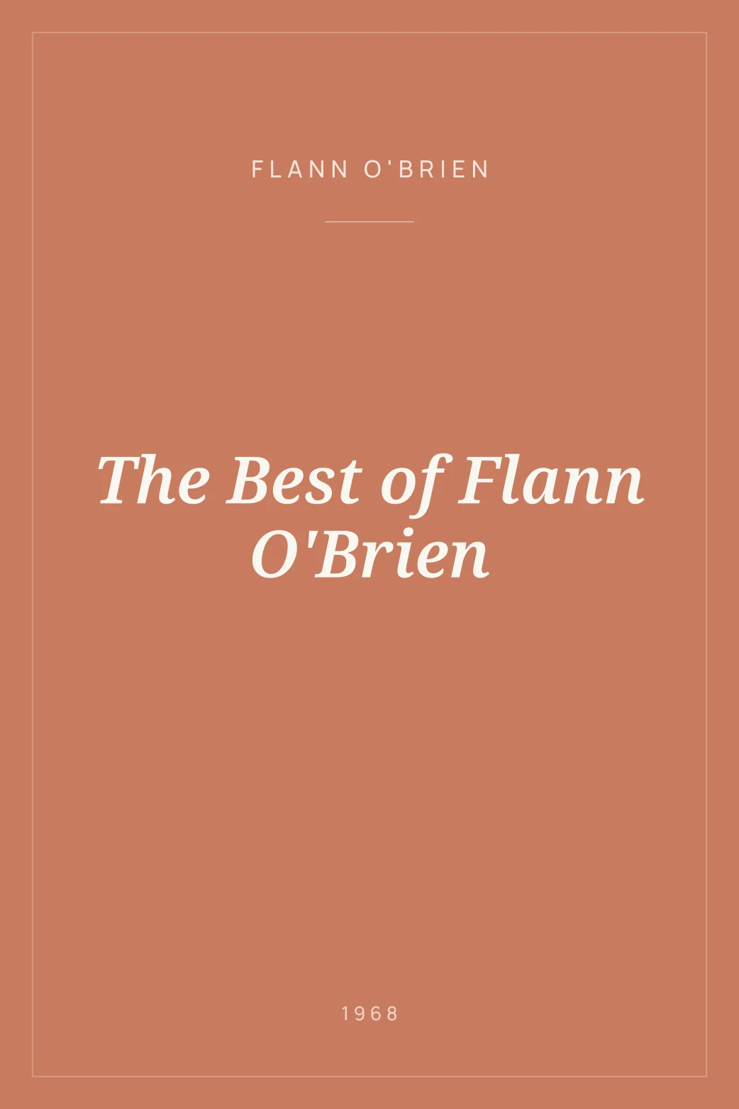 Portada de The Best of Flann O'Brien