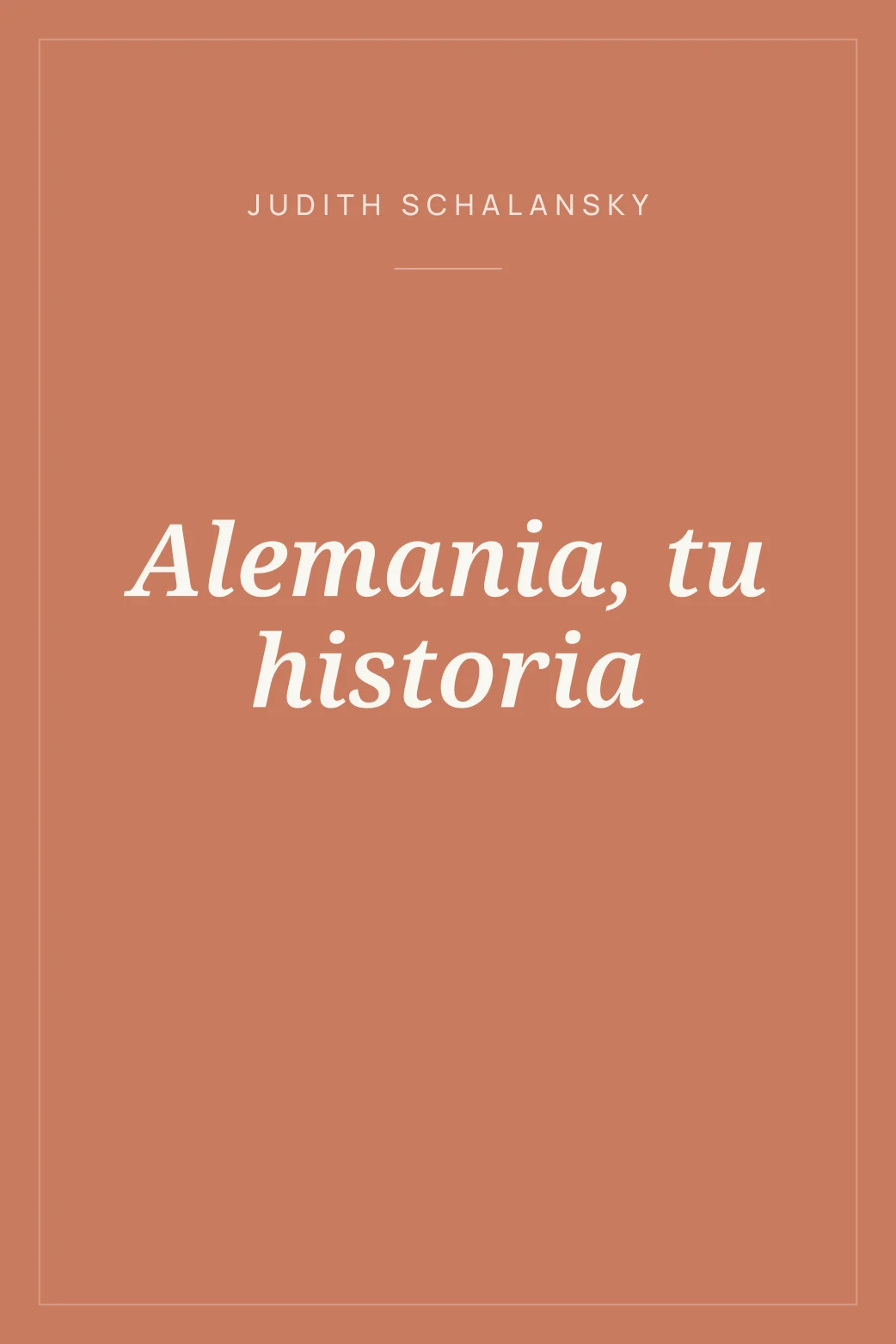 Portada de Alemania, tu historia