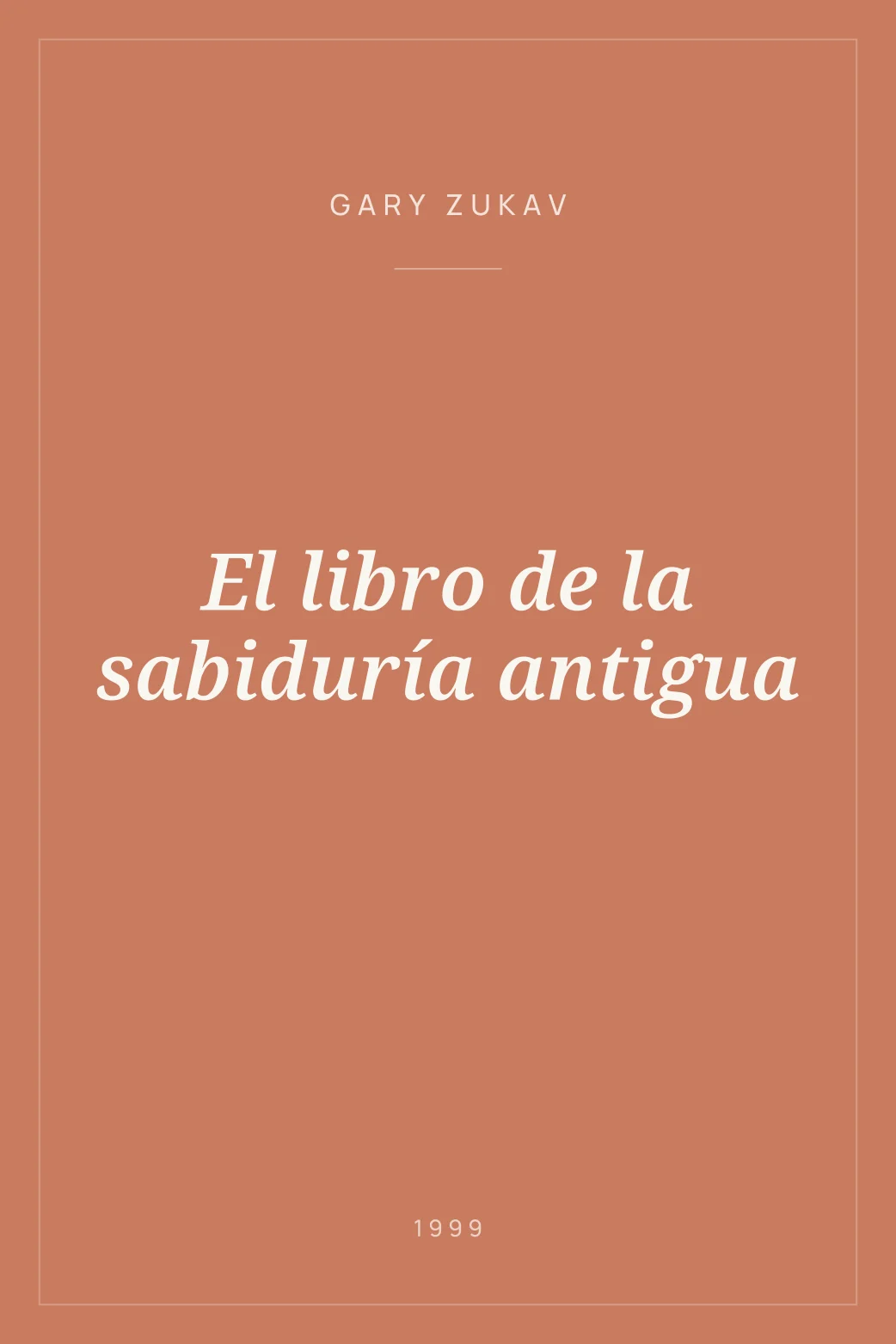 Portada de El libro de la sabiduría antigua
