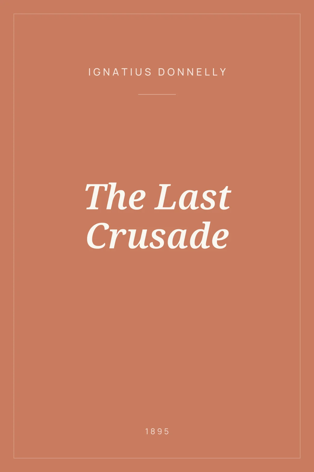 Portada de The Last Crusade