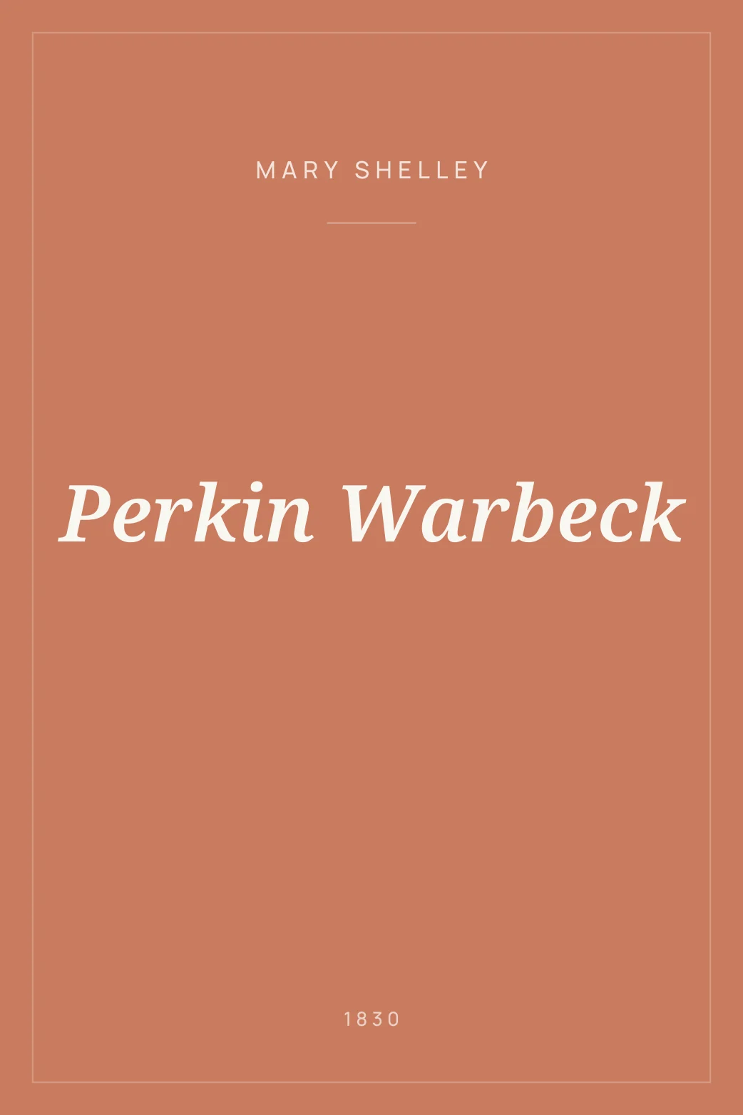 Portada de Perkin Warbeck