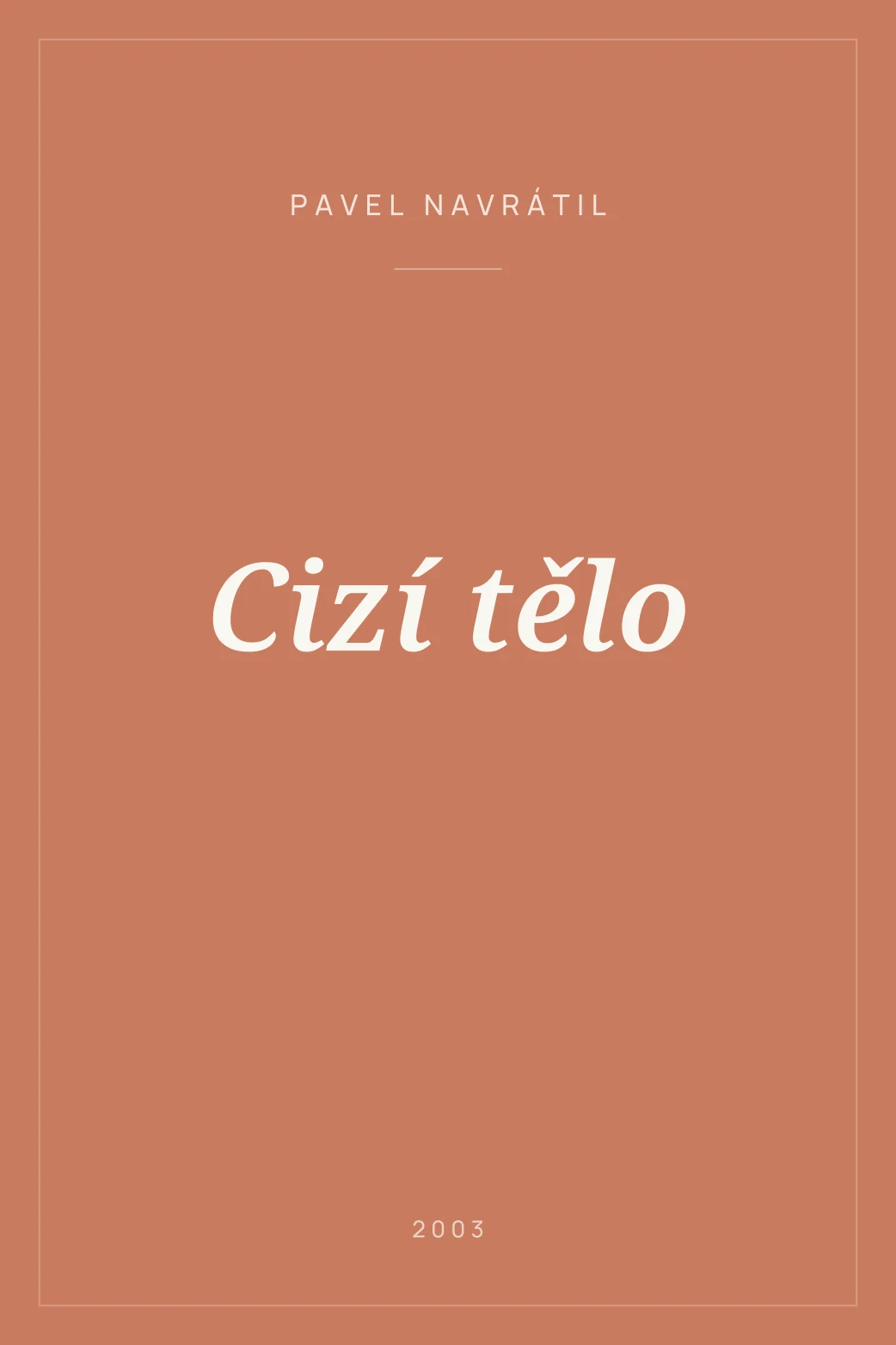 Portada de Cizí tělo
