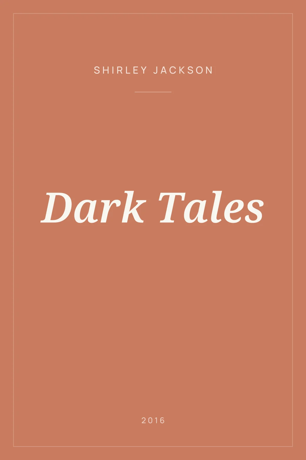 Portada de Dark Tales