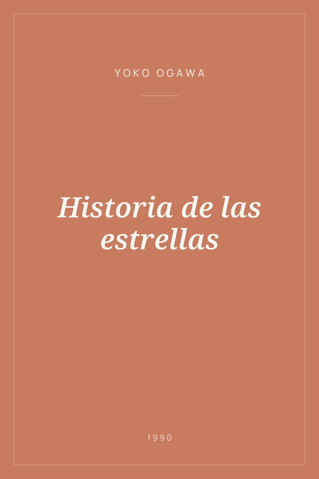 Portada de Historia de las estrellas