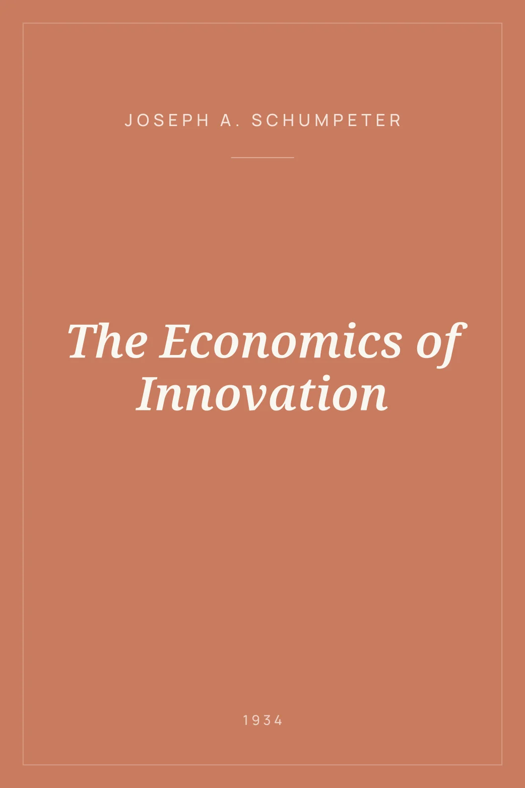 Portada de The Economics of Innovation