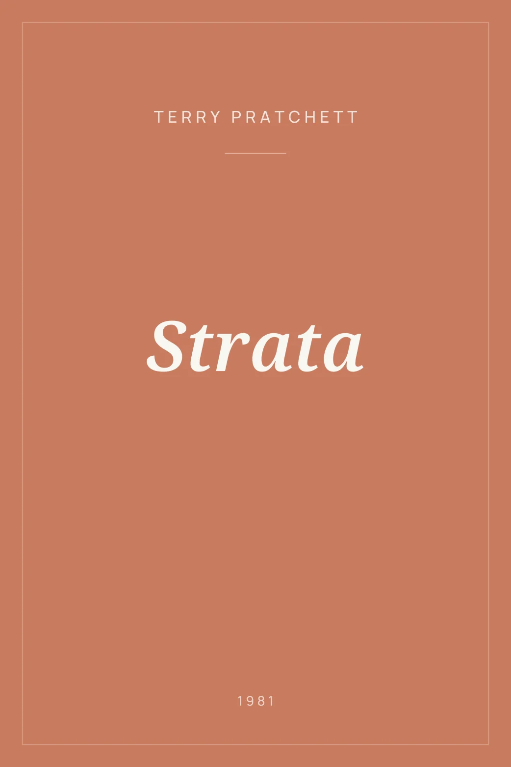 Portada de Strata