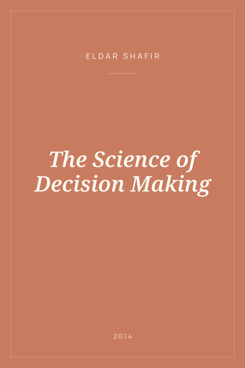 Portada de The Science of Decision Making