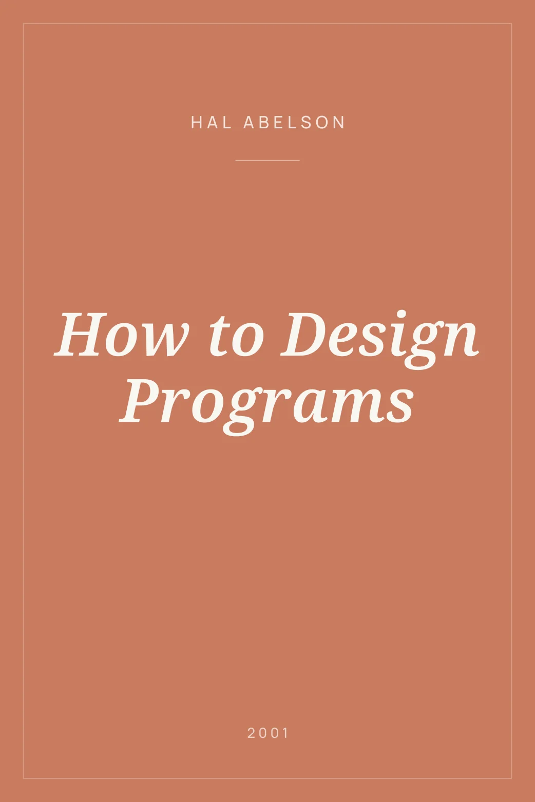 Portada de How to Design Programs
