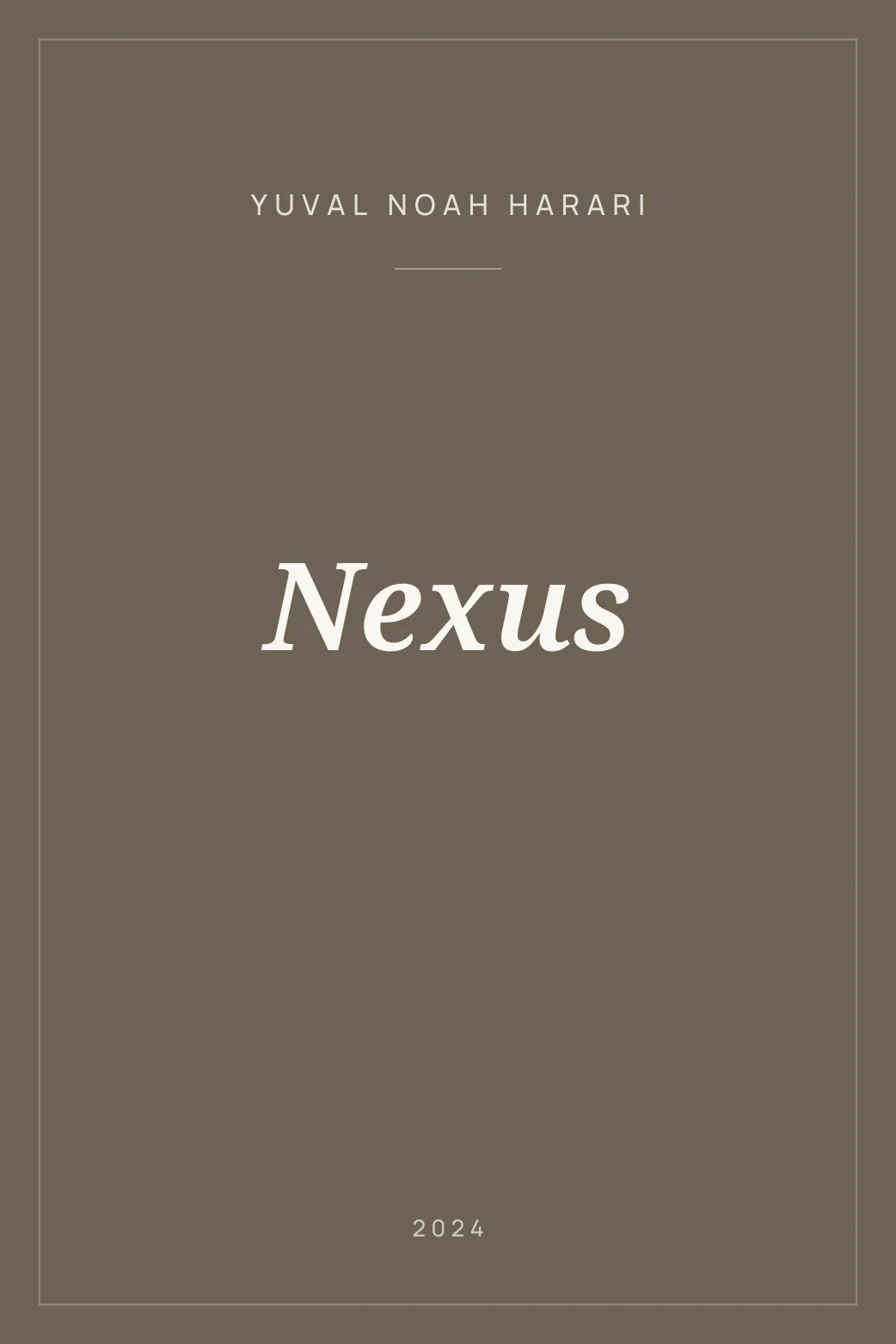 Portada de Nexus