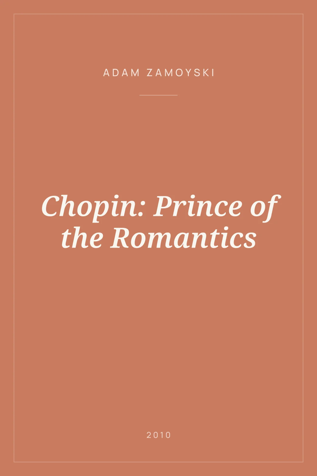 Portada de Chopin: Prince of the Romantics