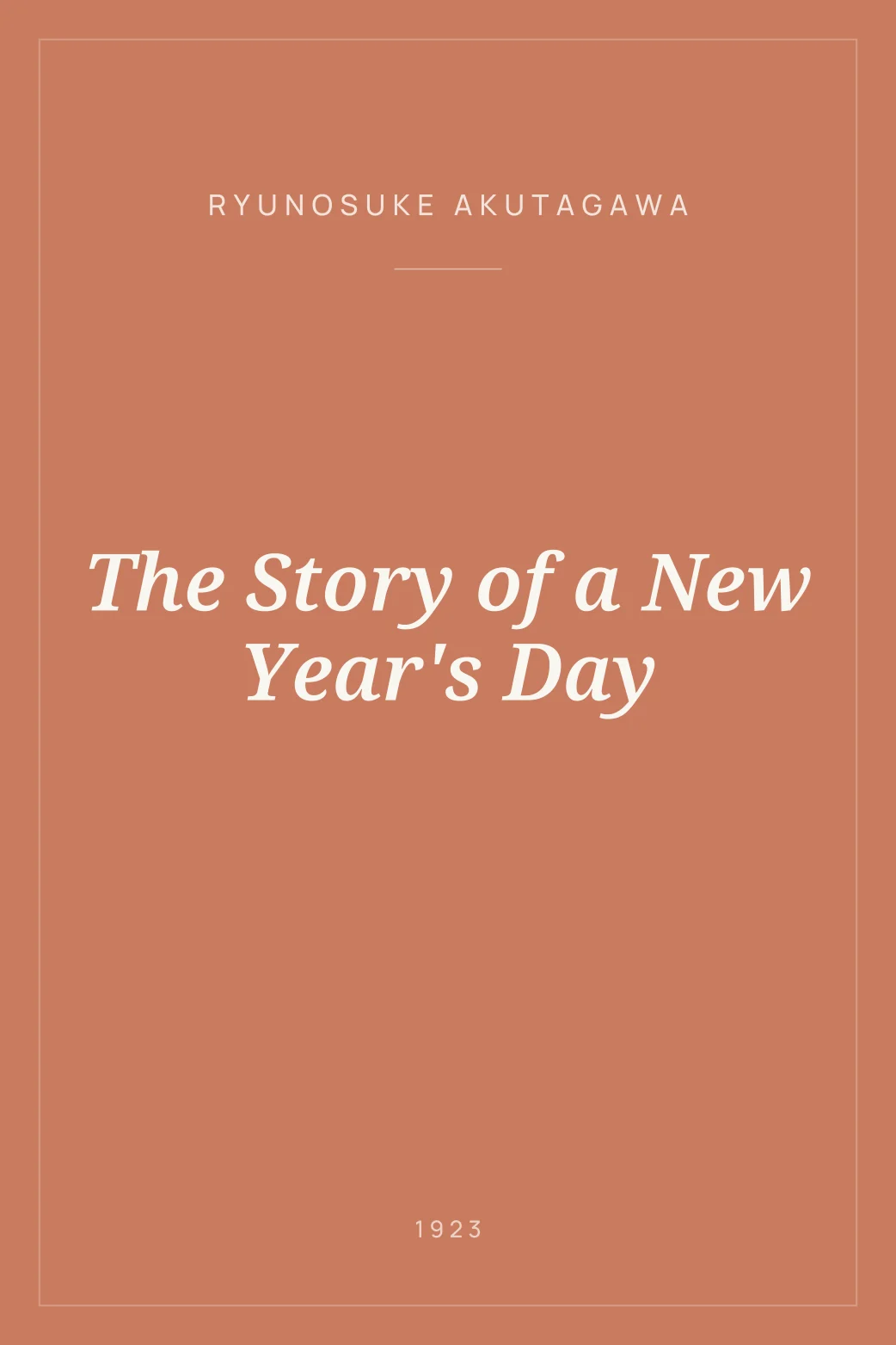 Portada de The Story of a New Year's Day