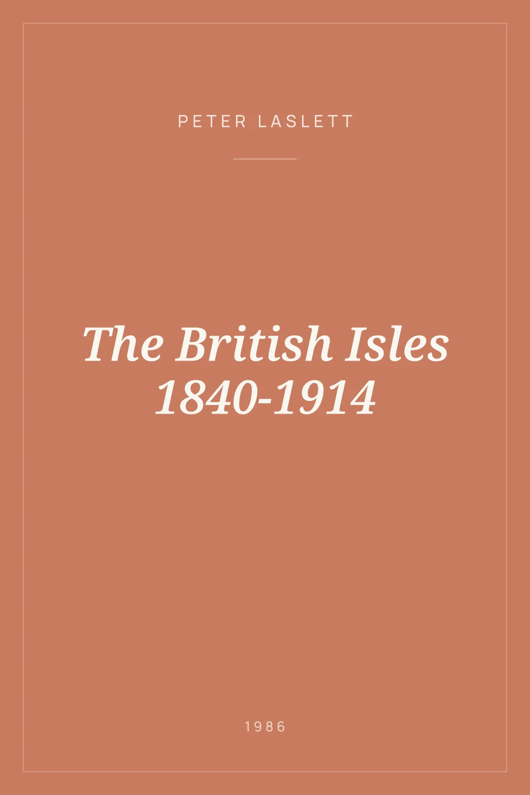 Portada de The British Isles 1840-1914