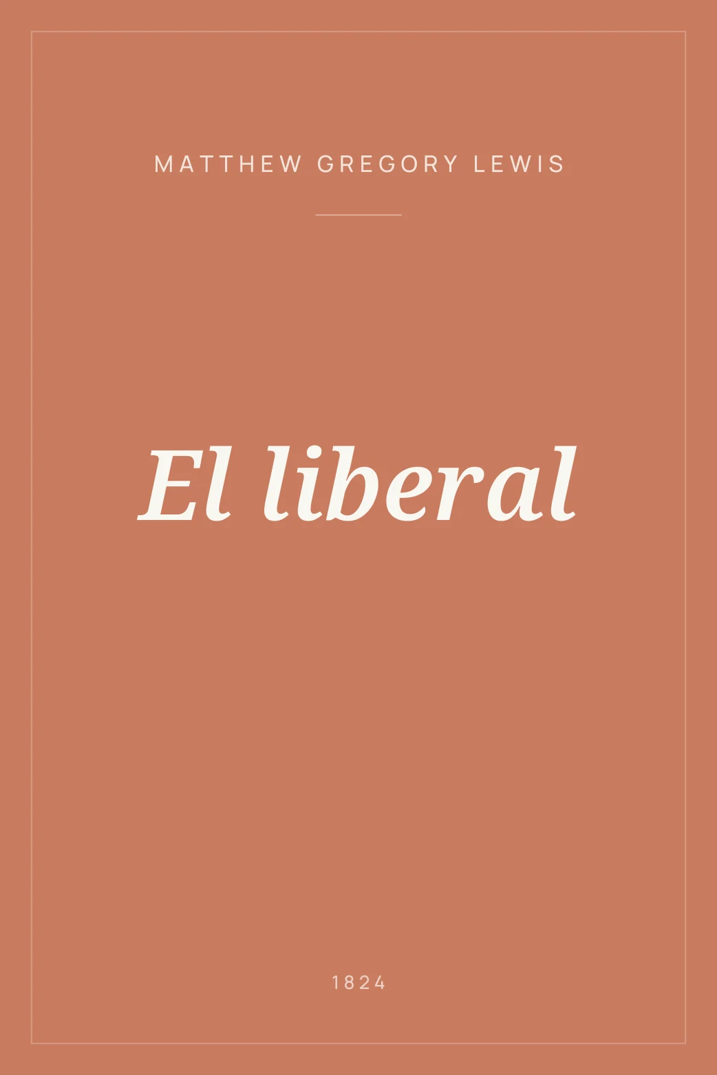 Portada de El liberal