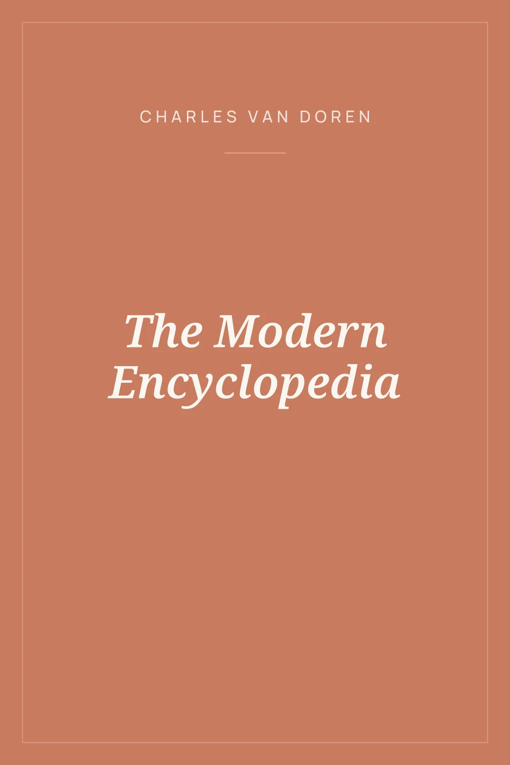 Portada de The Modern Encyclopedia
