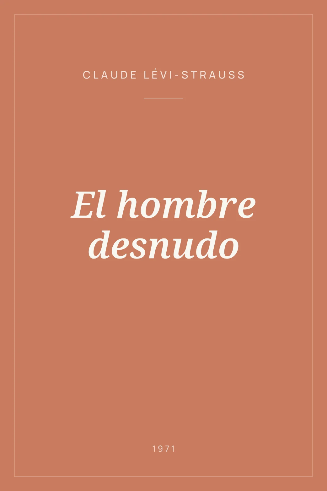 Portada de El hombre desnudo