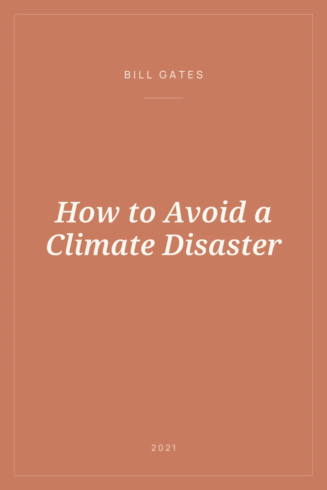 Portada de How to Avoid a Climate Disaster