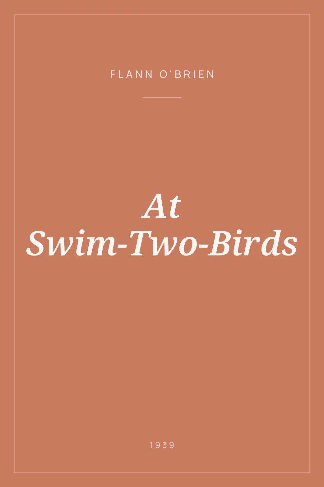Portada de At Swim-Two-Birds