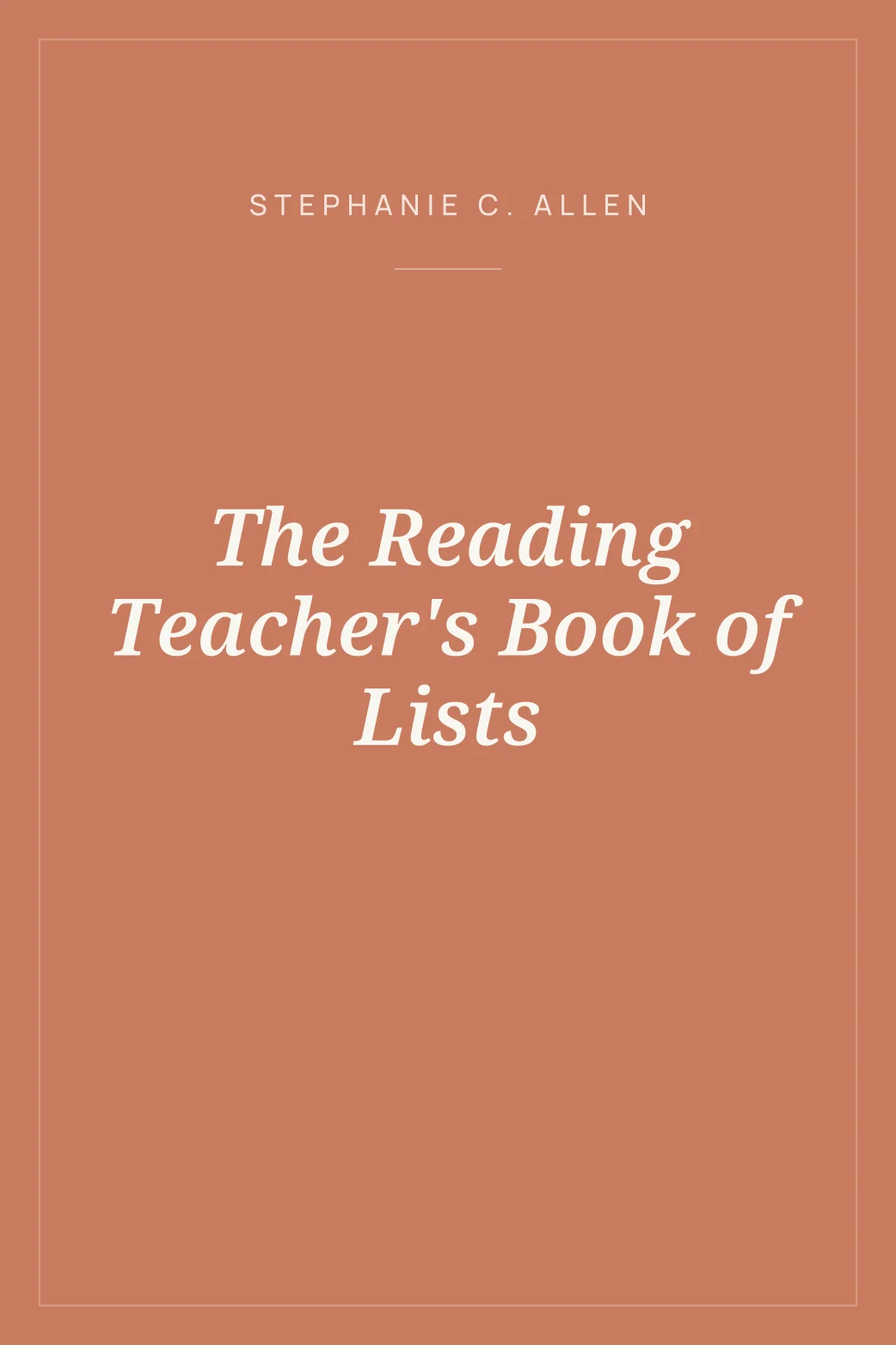 Portada de The Reading Teacher's Book of Lists