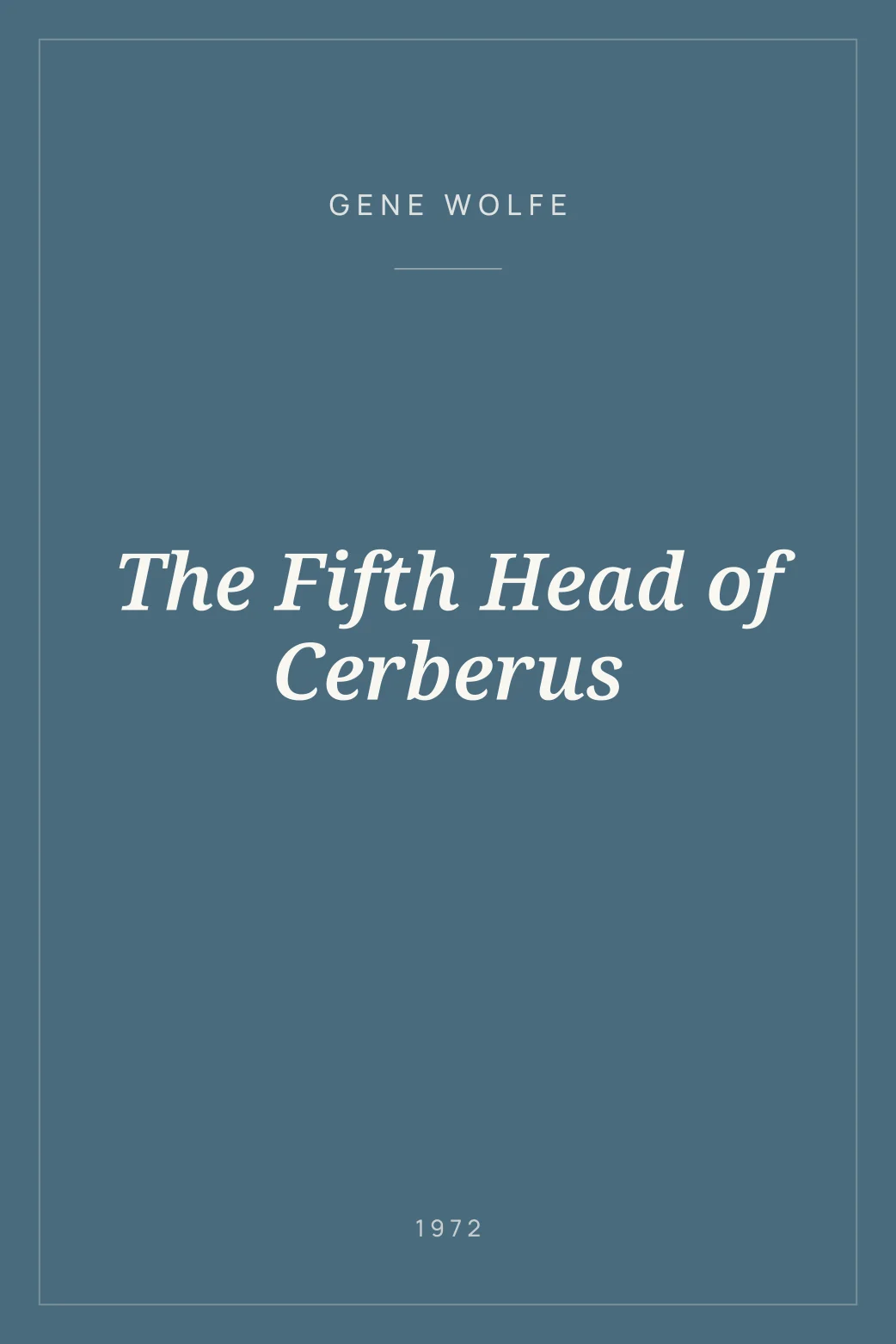 Portada de The Fifth Head of Cerberus