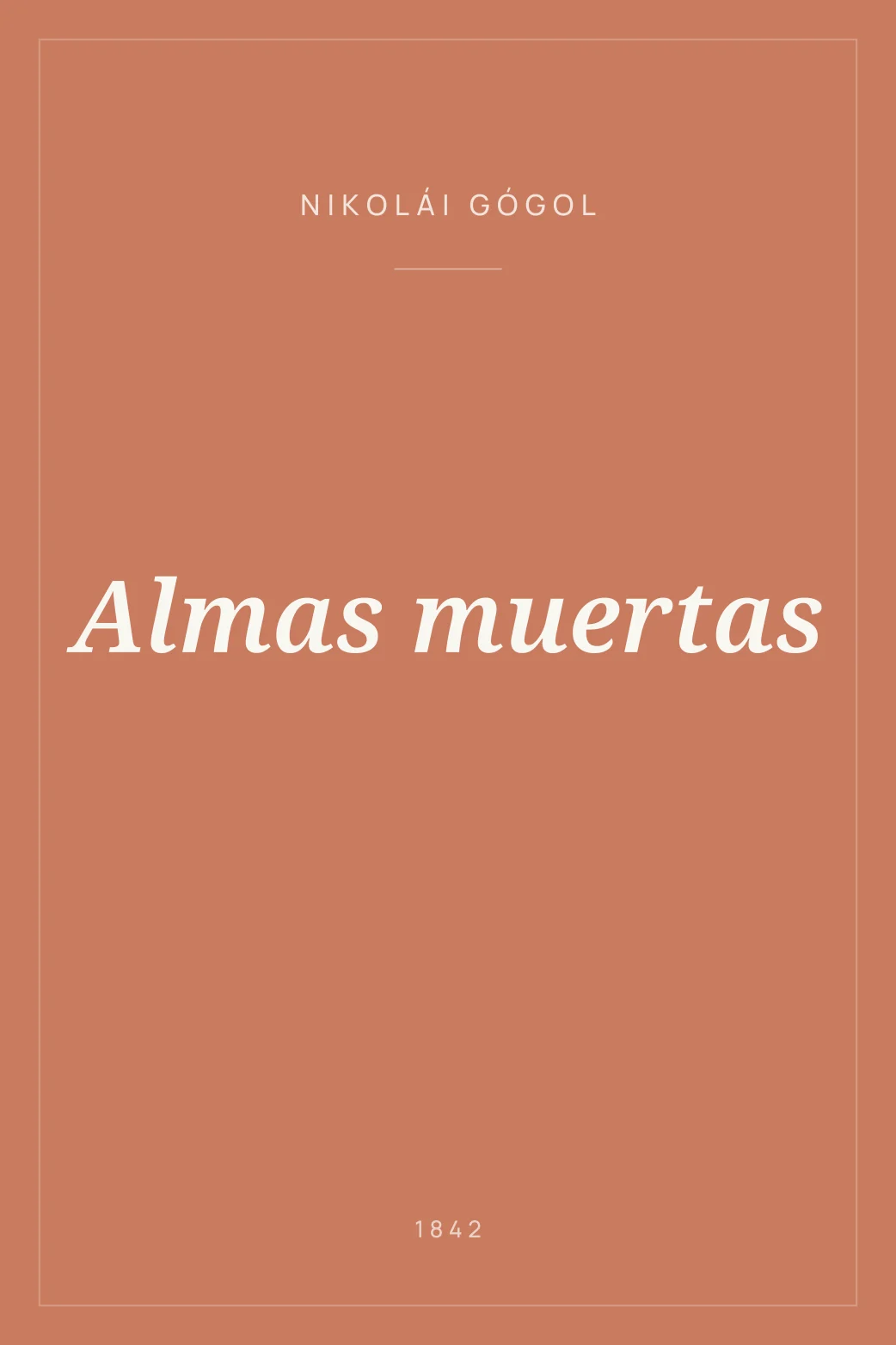 Portada de Almas muertas