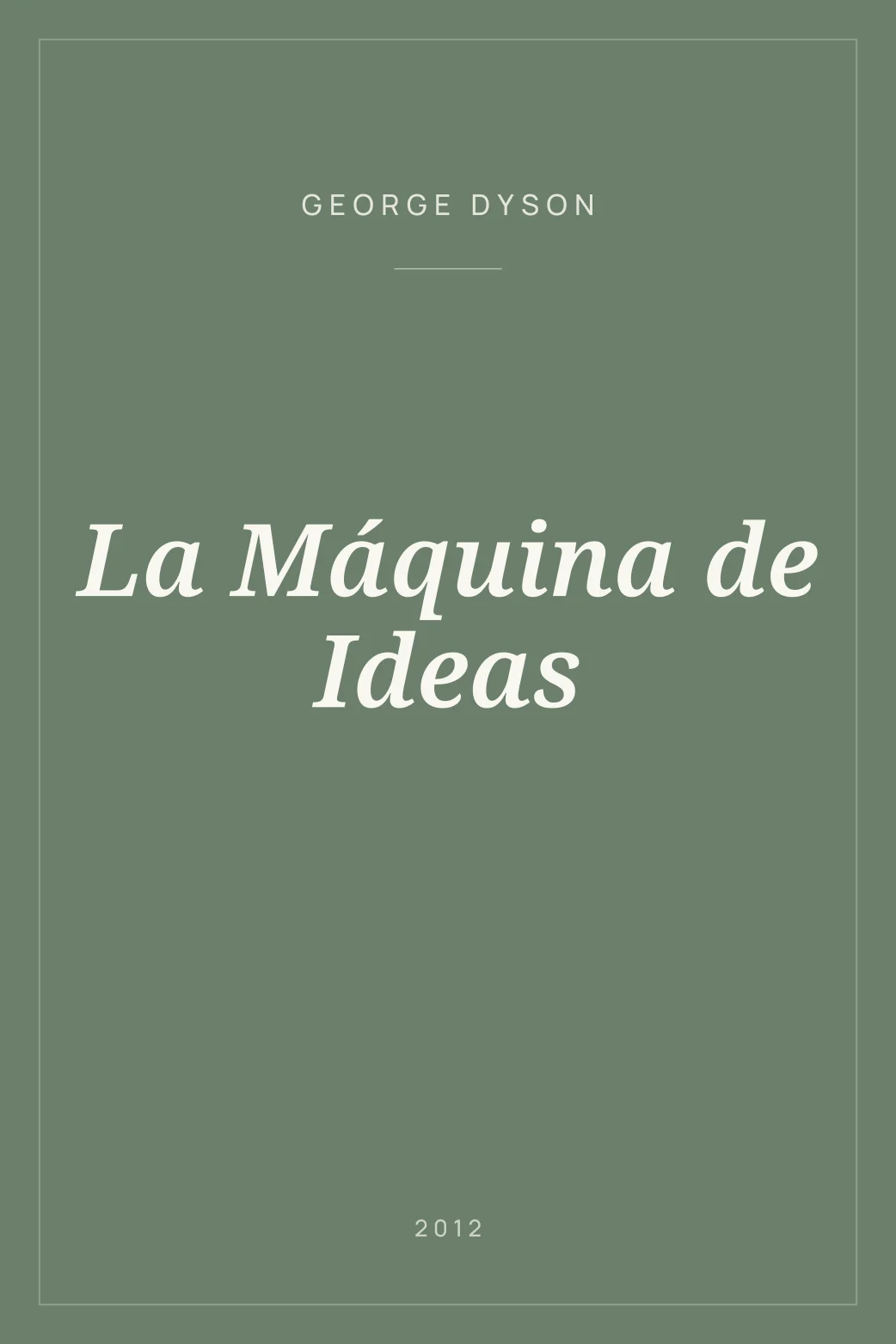 Portada de La Máquina de Ideas
