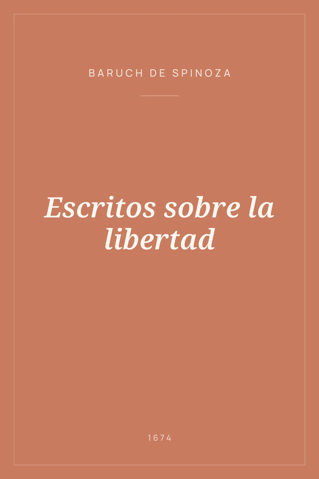 Portada de Escritos sobre la libertad