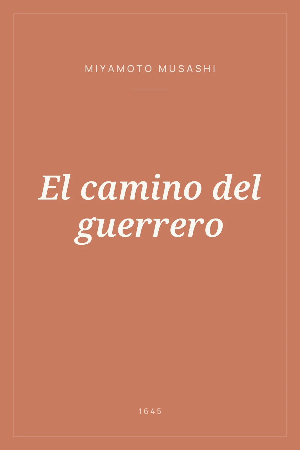 Portada de El camino del guerrero