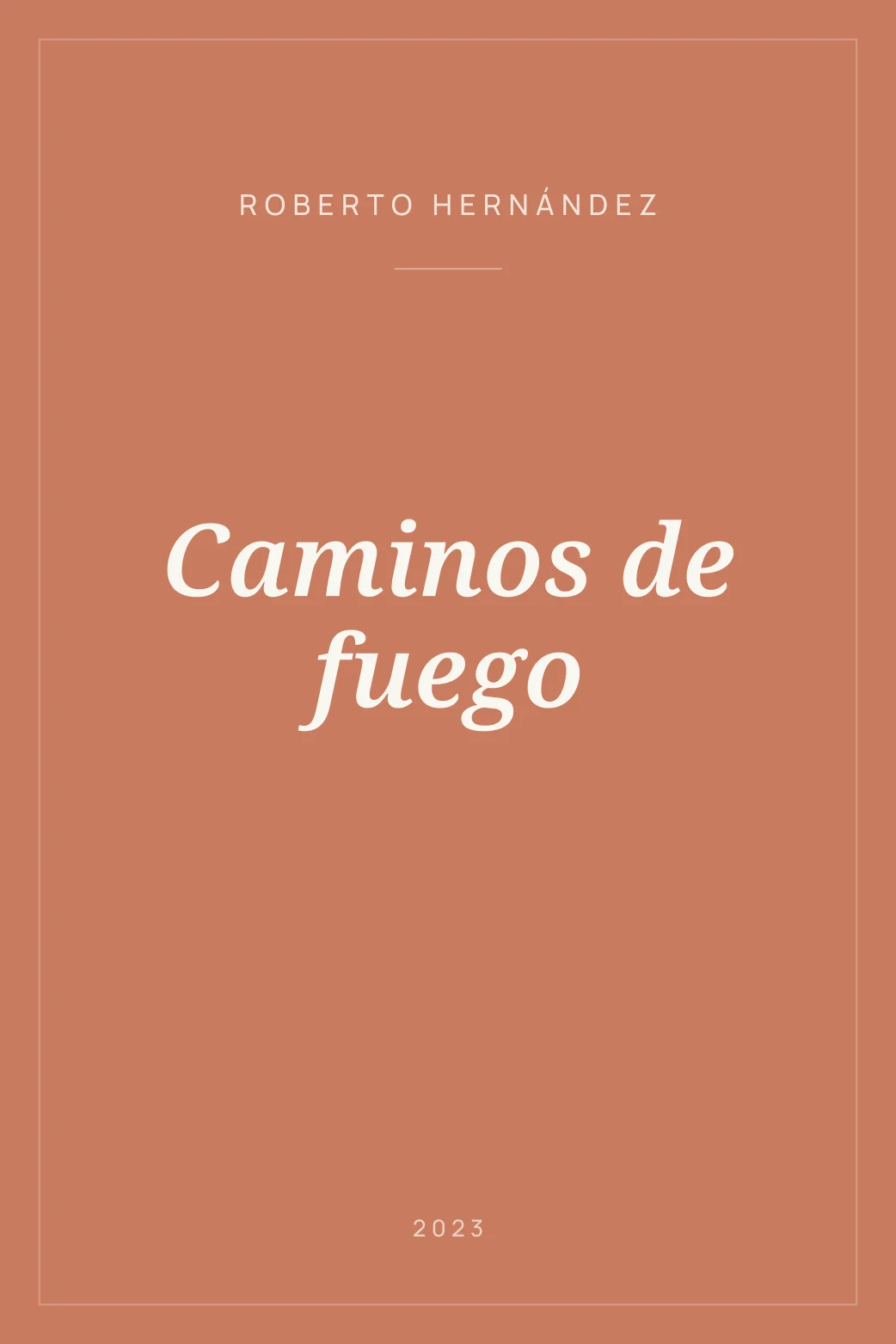 Portada de Caminos de fuego