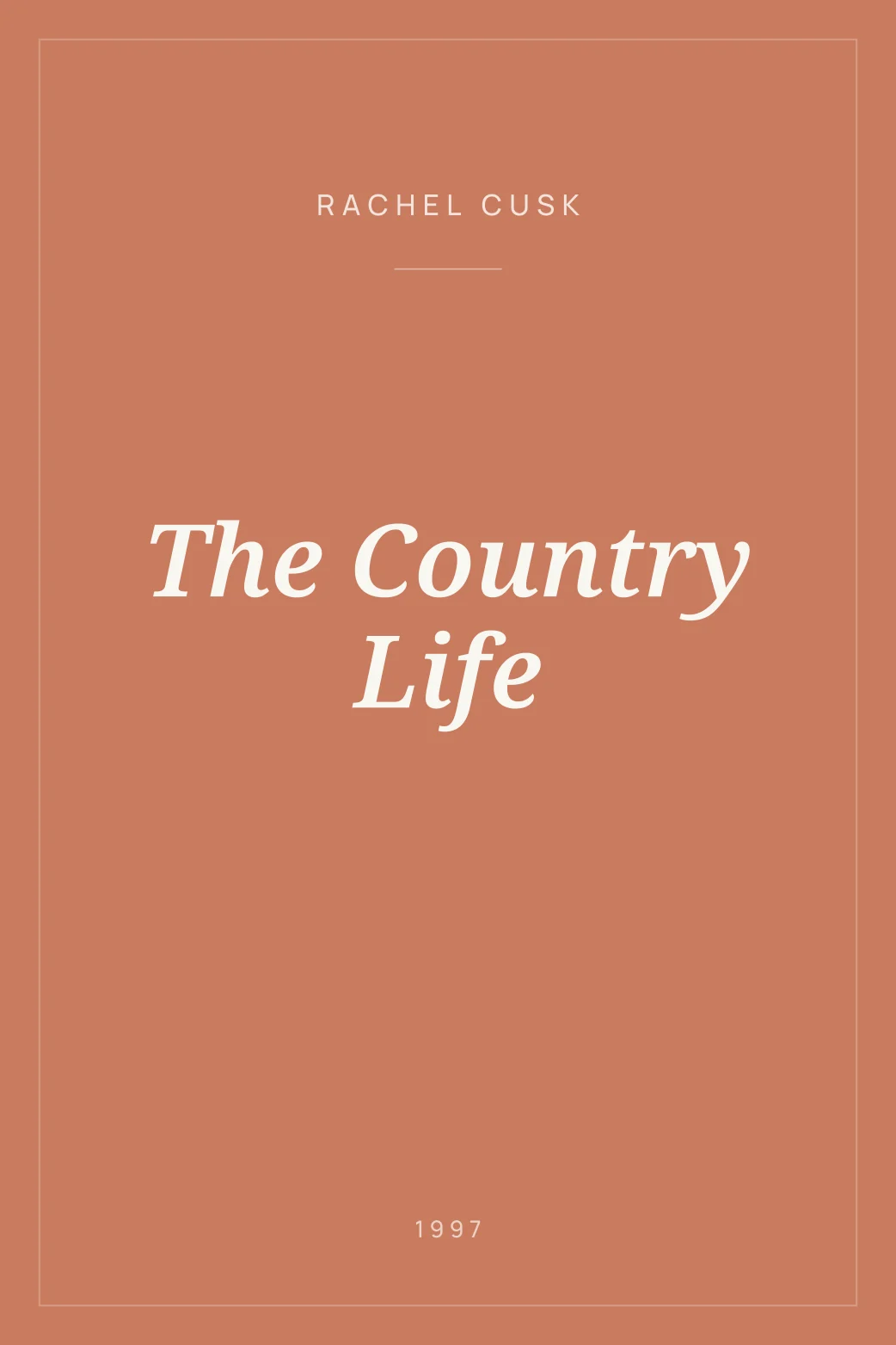 Portada de The Country Life