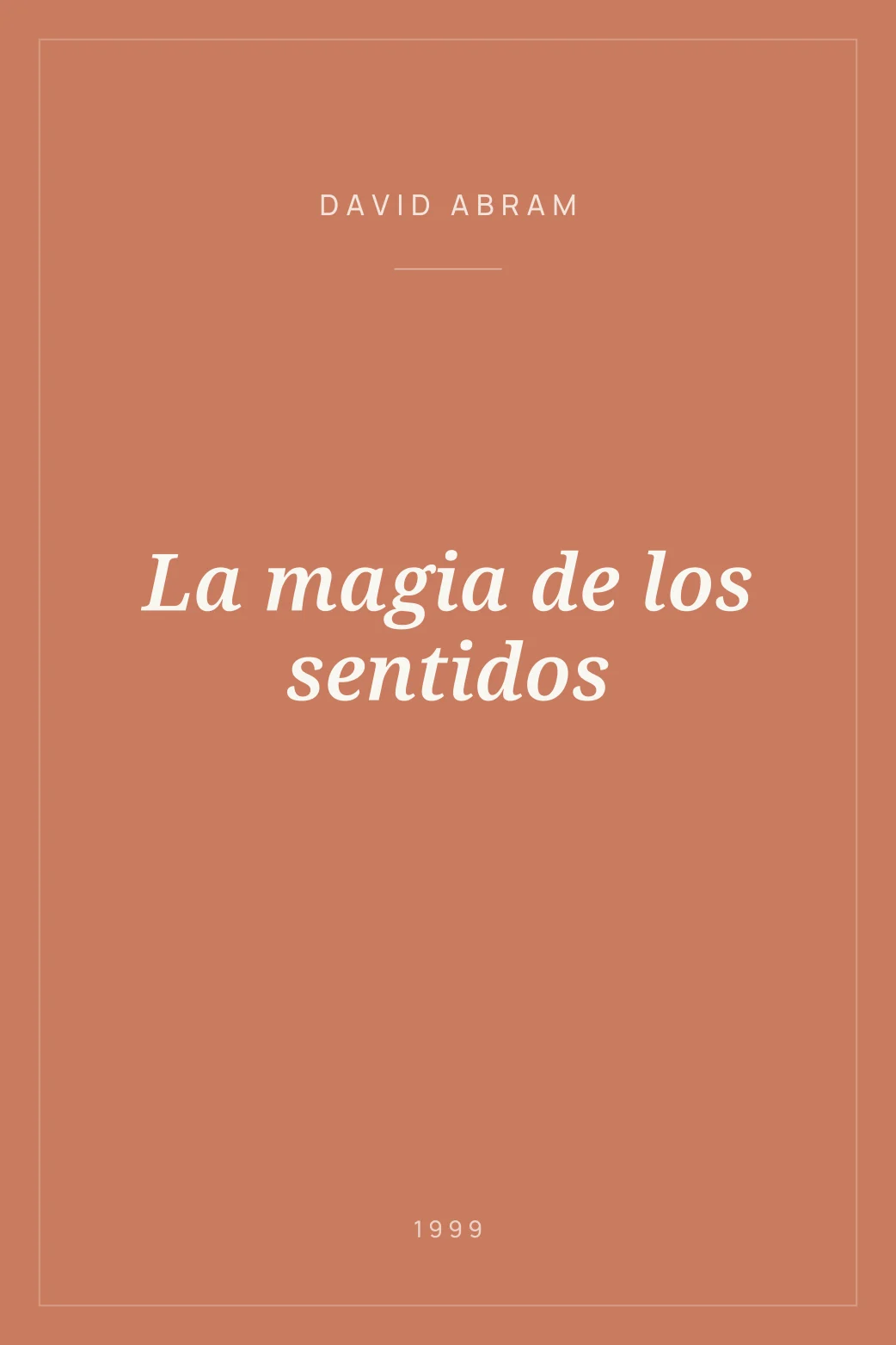 Portada de La magia de los sentidos