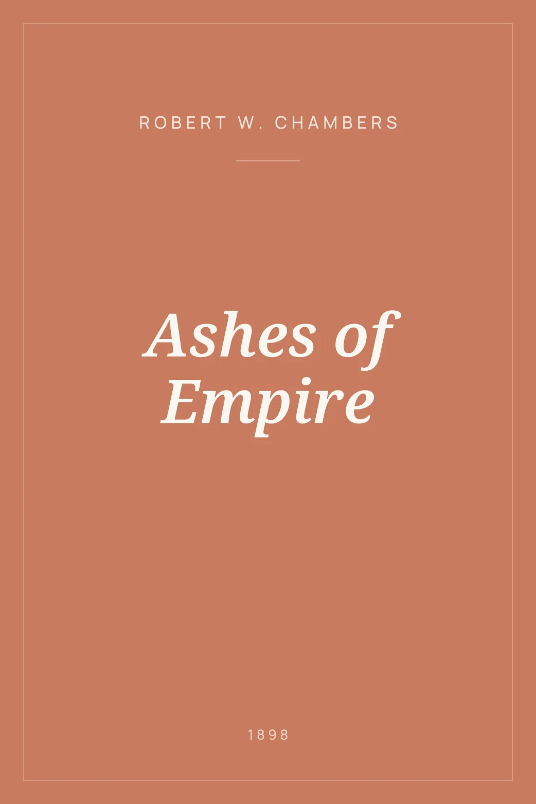 Portada de Ashes of Empire