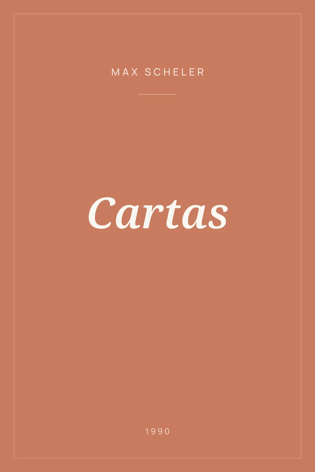Portada de Cartas