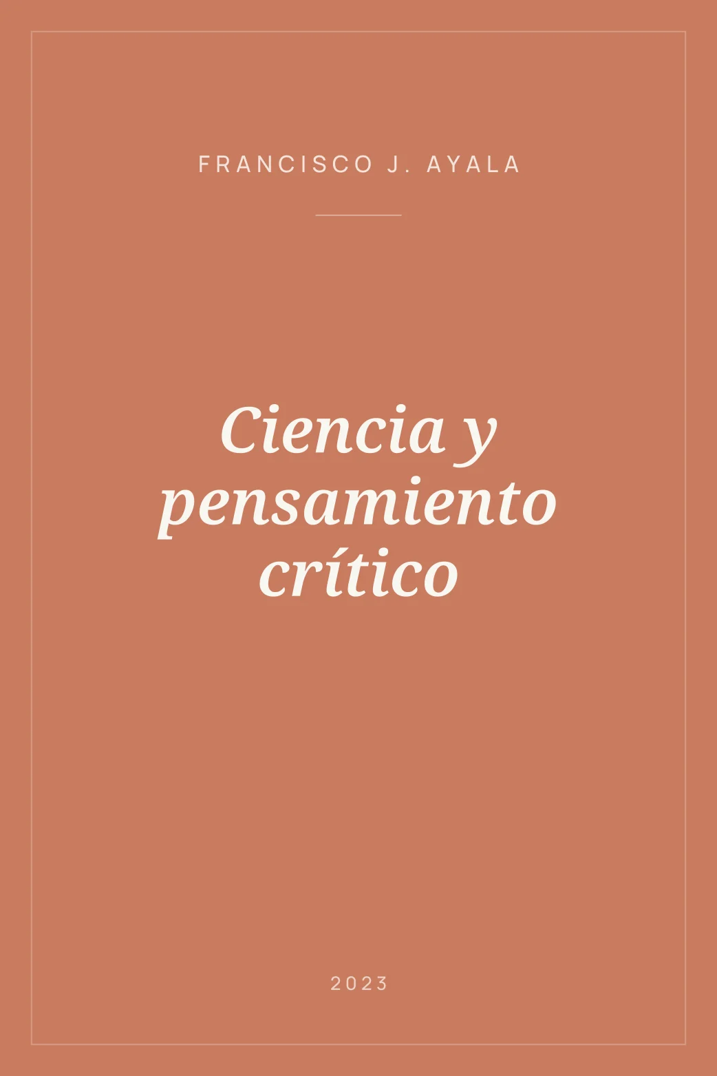 Portada de Ciencia y pensamiento crítico