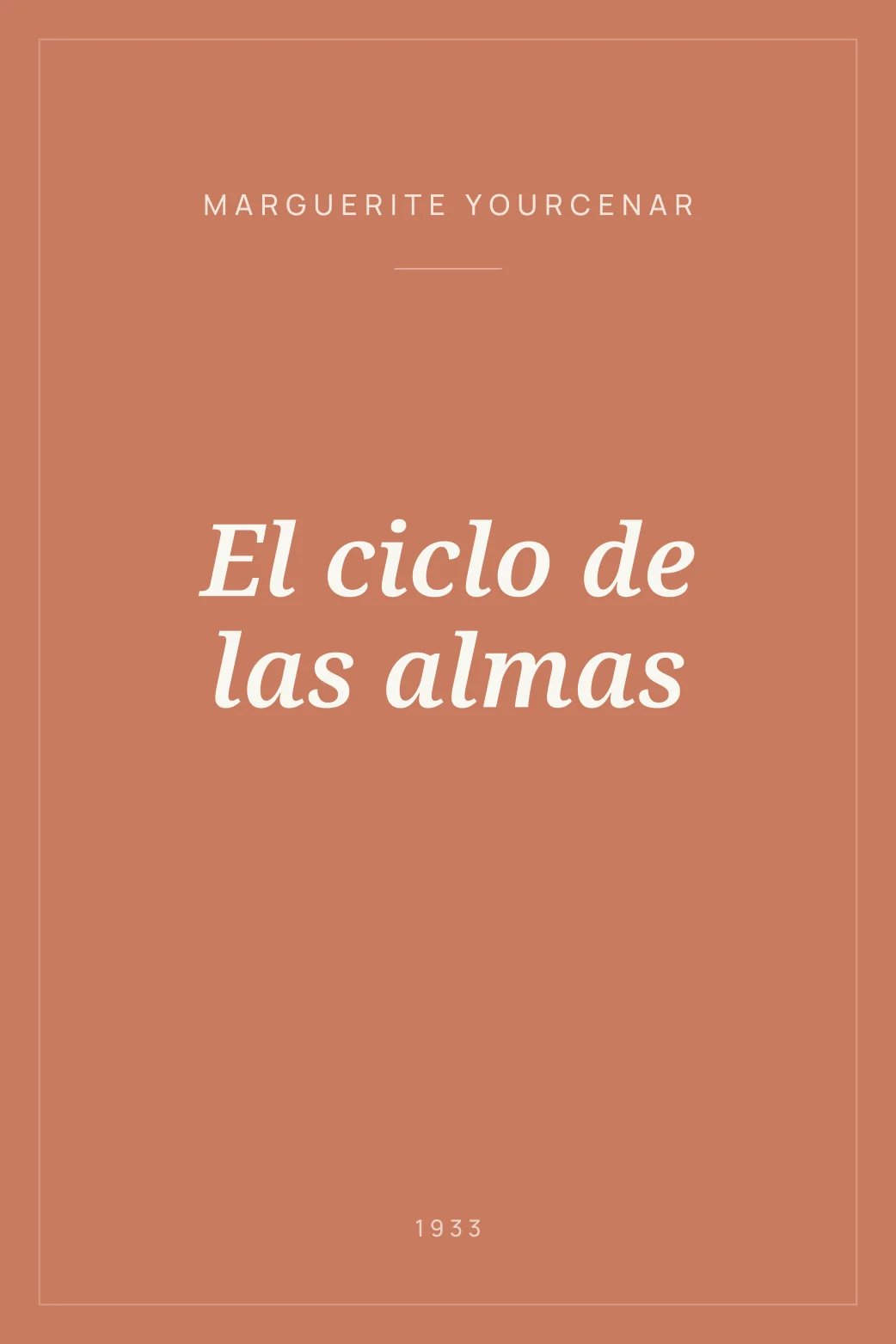 Portada de El ciclo de las almas