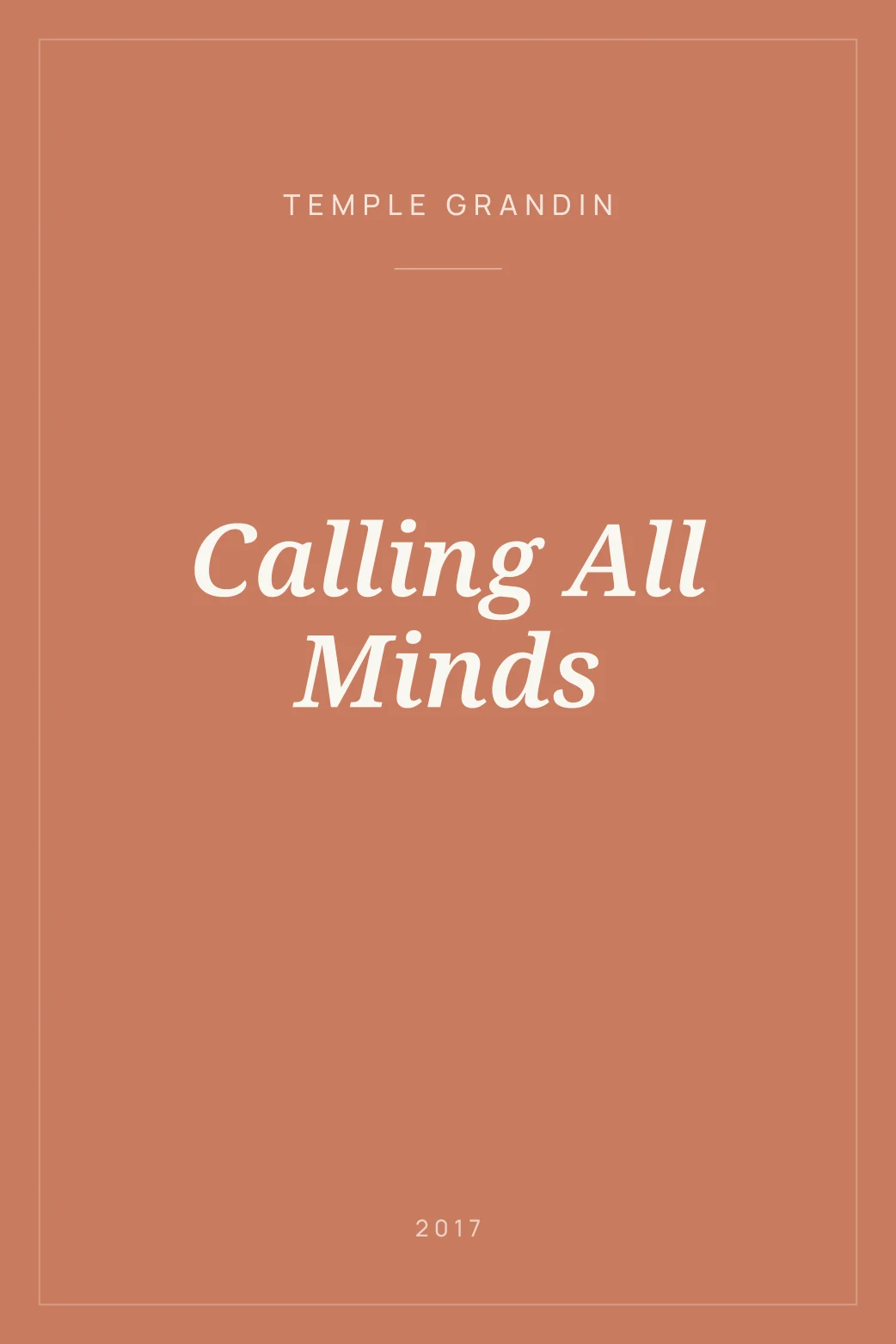 Portada de Calling All Minds