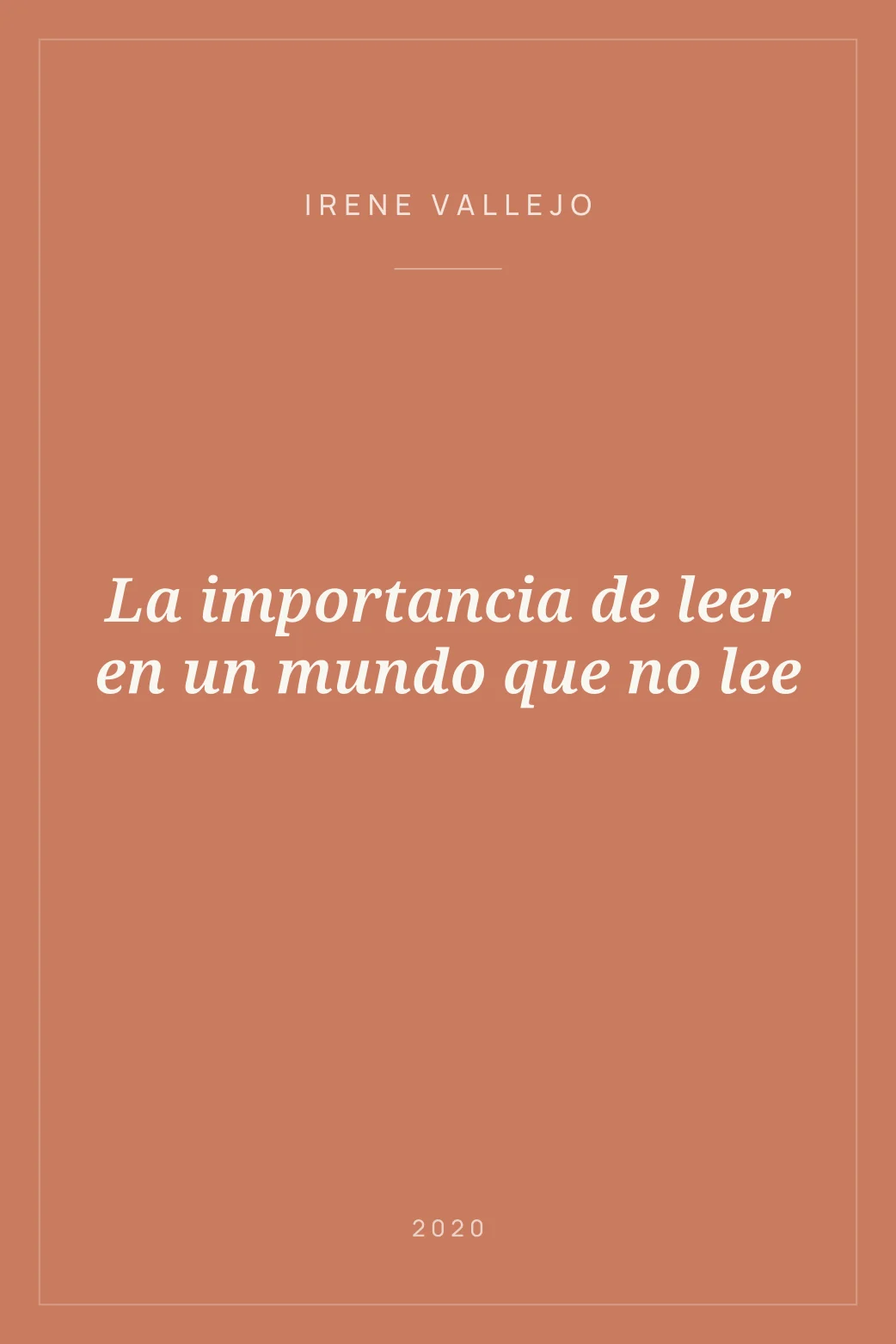 Portada de La importancia de leer en un mundo que no lee