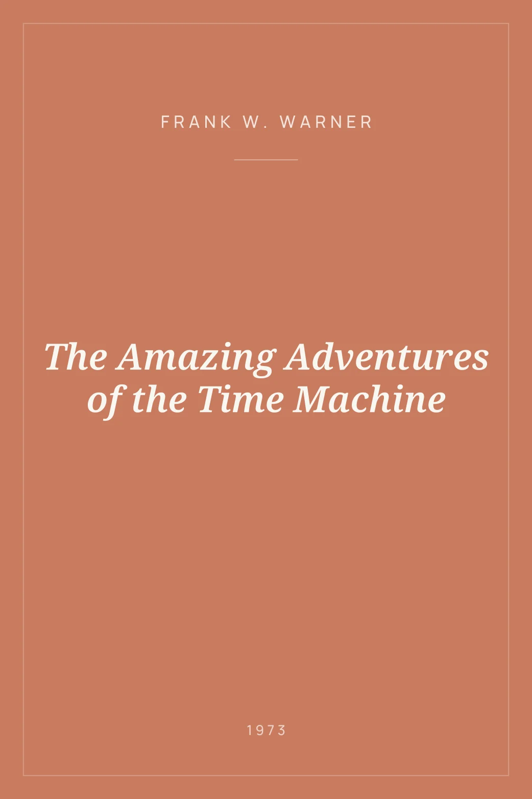 Portada de The Amazing Adventures of the Time Machine