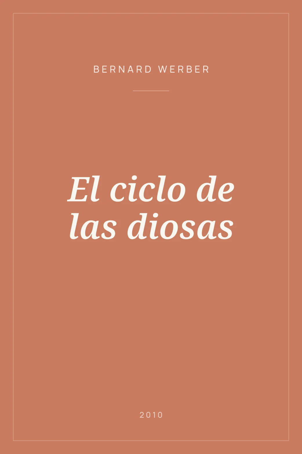 Portada de El ciclo de las diosas