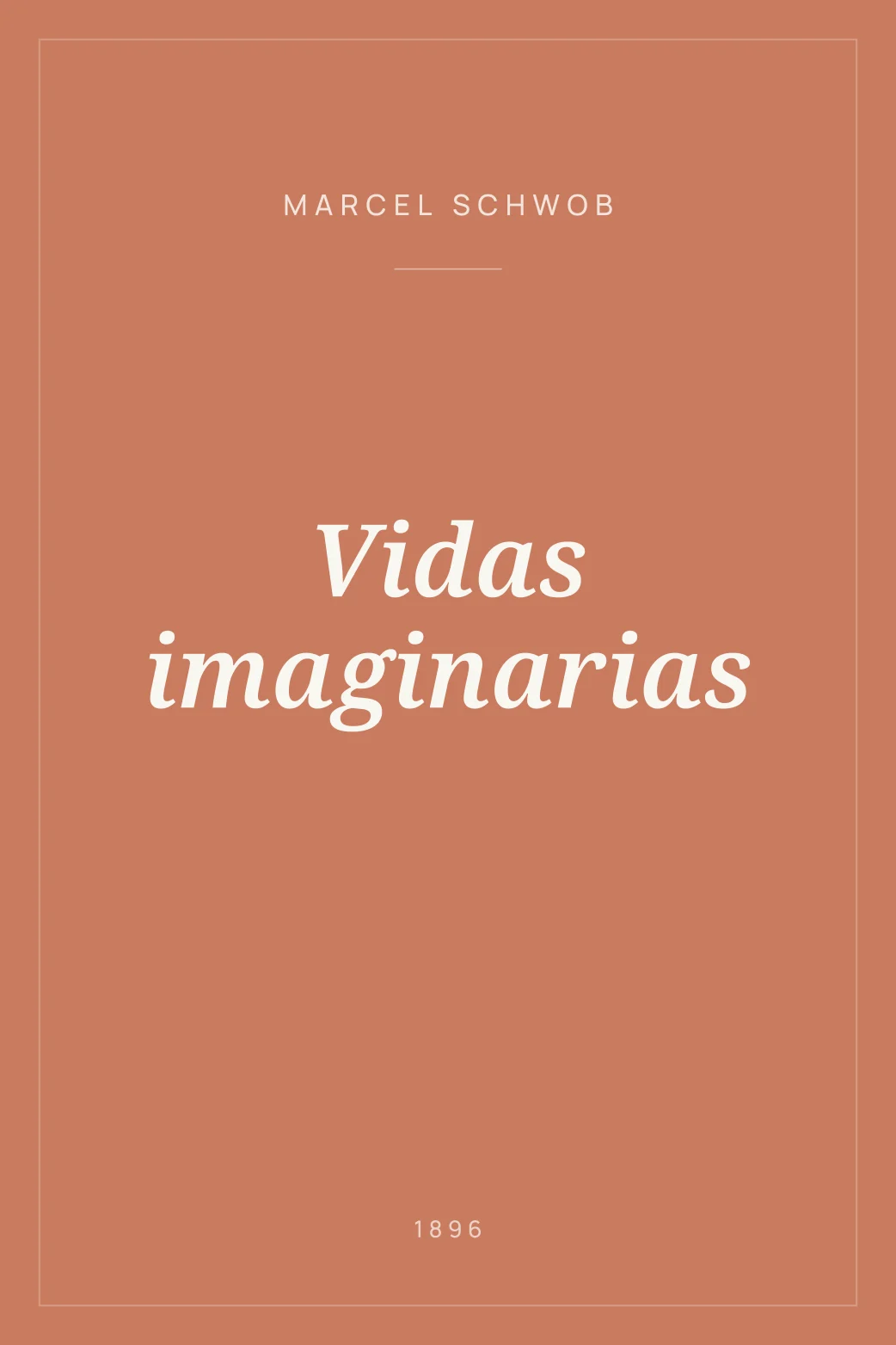 Portada de Vidas imaginarias