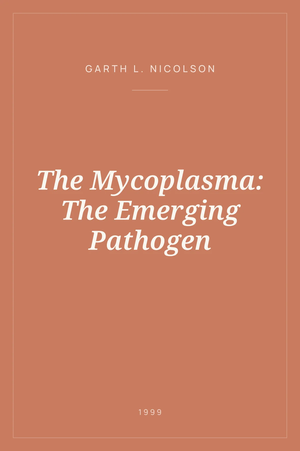 Portada de The Mycoplasma: The Emerging Pathogen
