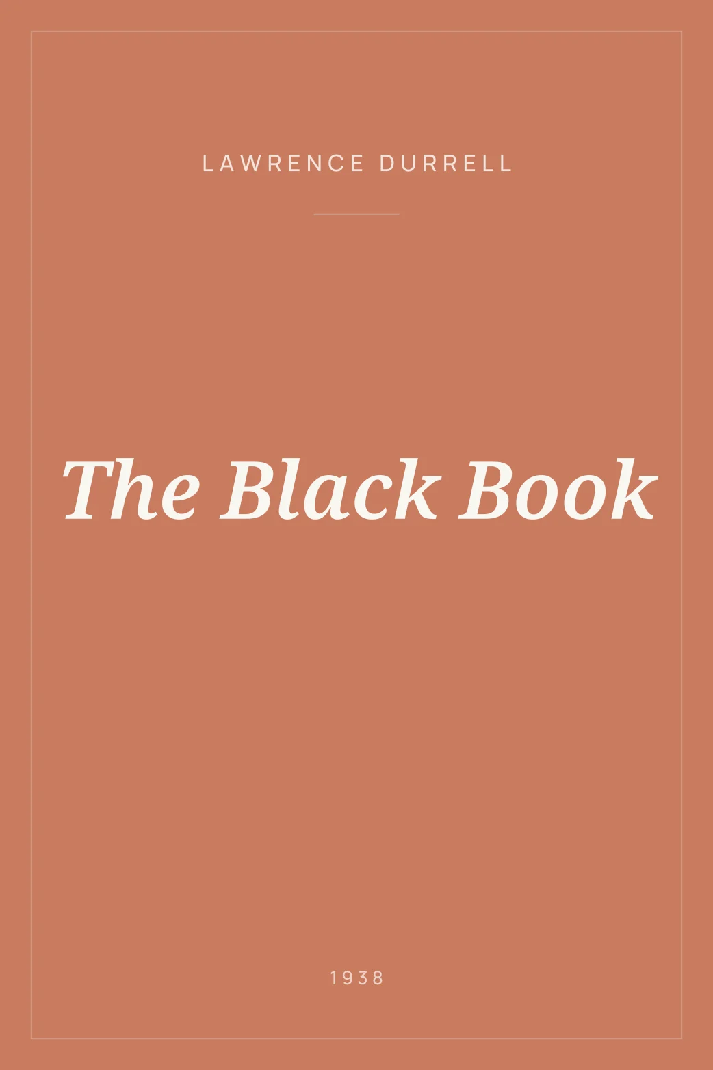 Portada de The Black Book